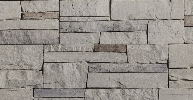 Castle Rock Titanium Stone Siding: Flat: 5 sqft/ box